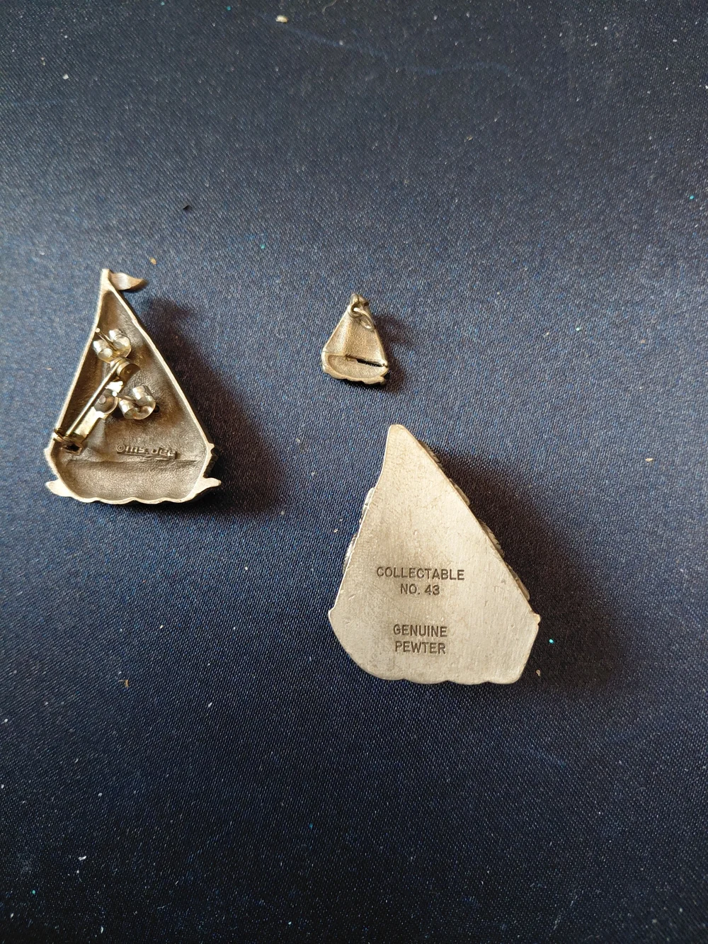 Silver Sailboat Brooch - Nautical Women’s Jewelry